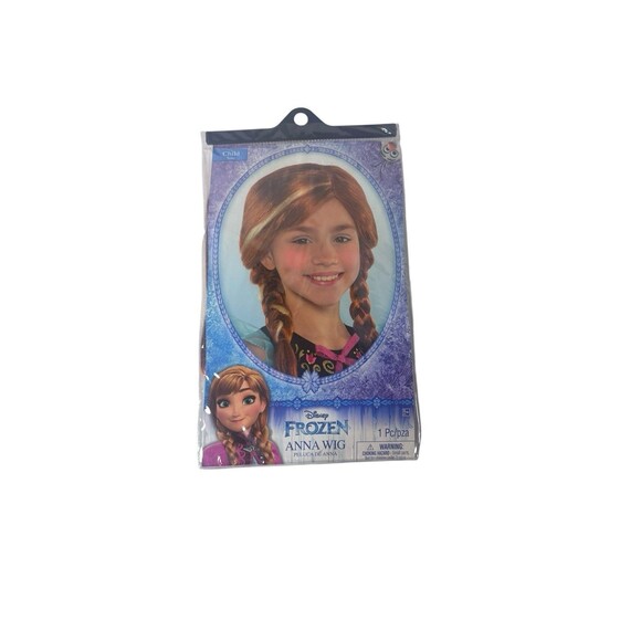 Brand New-Frozen Disney Licensed ANNA-Child Accessory Halloween Costume Wig - Picture 1 of 4